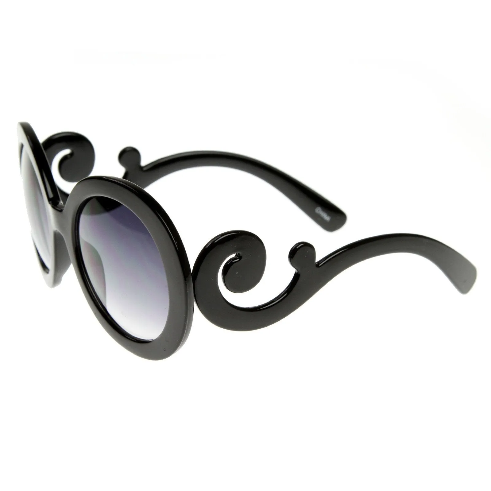 Celebrity Round Swirl Arm Sunglasses 8410 sold by ZeroUV product image thumbnail 2