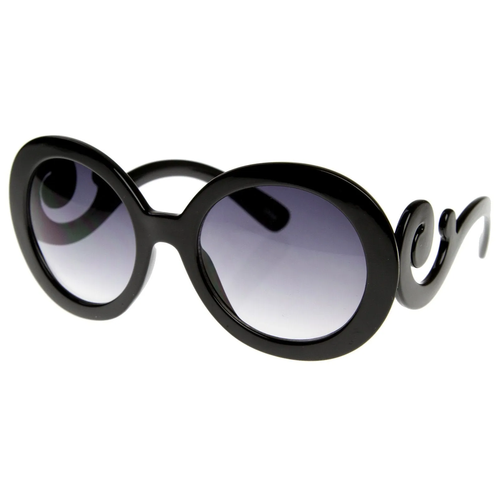 Celebrity Round Swirl Arm Sunglasses 8410 sold by ZeroUV product image thumbnail 4