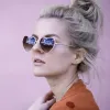 Womens Cute Metal Heart Shape Fashion Sunglasses 8796 sold by ZeroUV