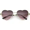 Womens Cute Metal Heart Shape Fashion Sunglasses 8796 sold by ZeroUV