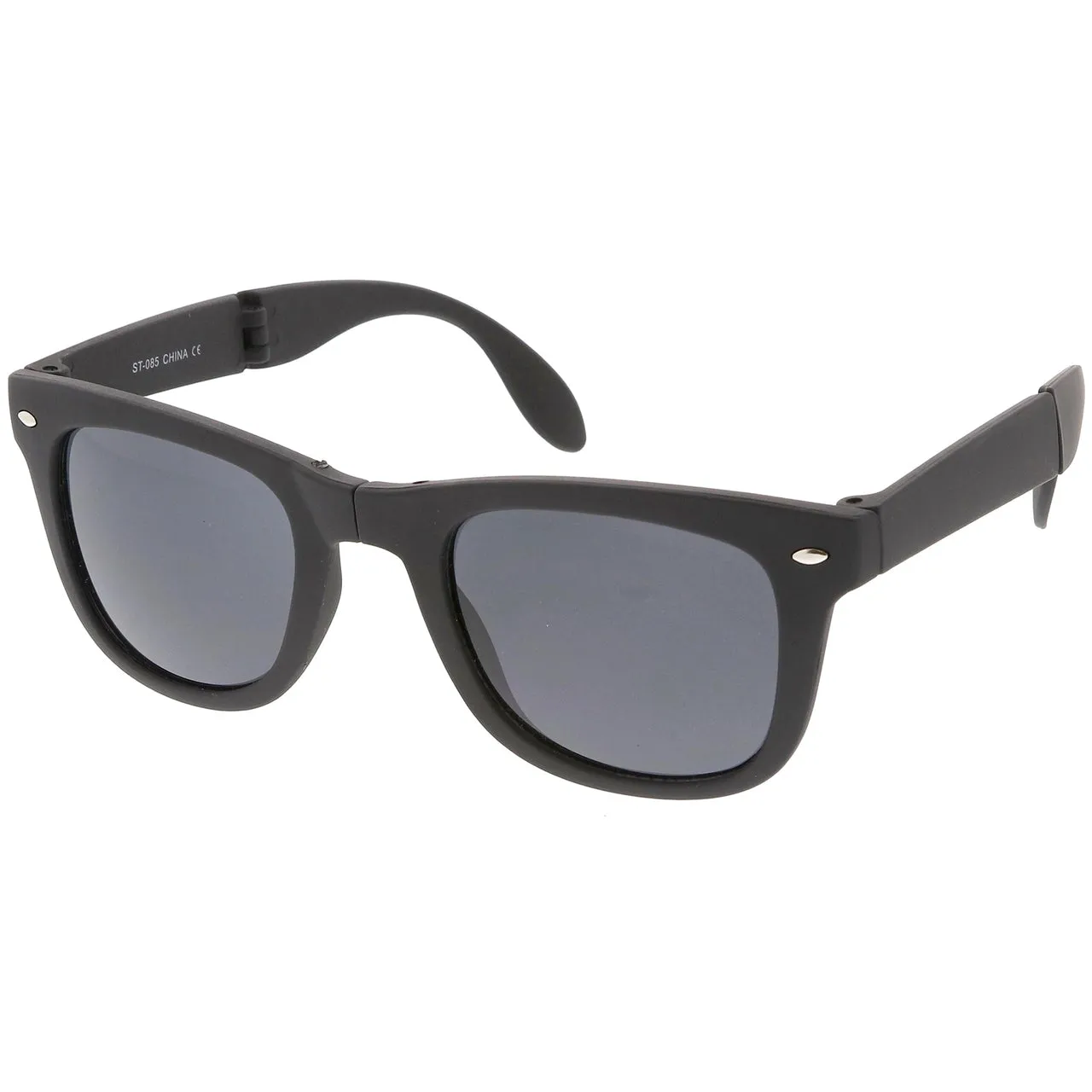 Limited Edition Folding Pocket Horned Rim Sunglasses + Case 8788 sold by ZeroUV product image thumbnail 2