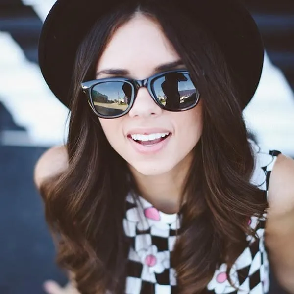 Limited Edition Folding Pocket Horned Rim Sunglasses + Case 8788 sold by ZeroUV product image thumbnail 4