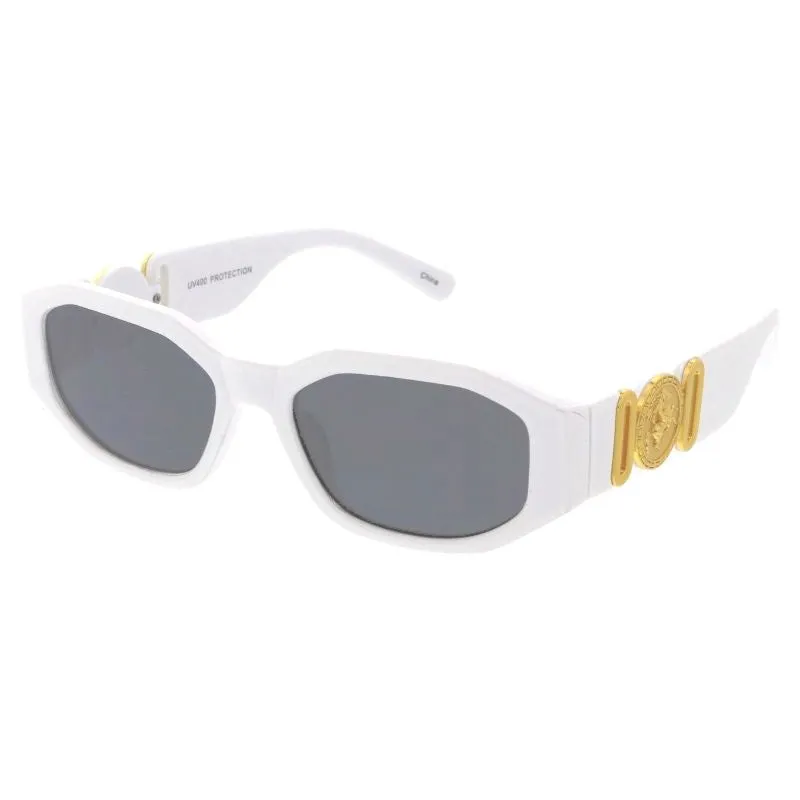 Geometric Oval Designer Fashion Sunglasses D331 sold by ZeroUV product image thumbnail 4