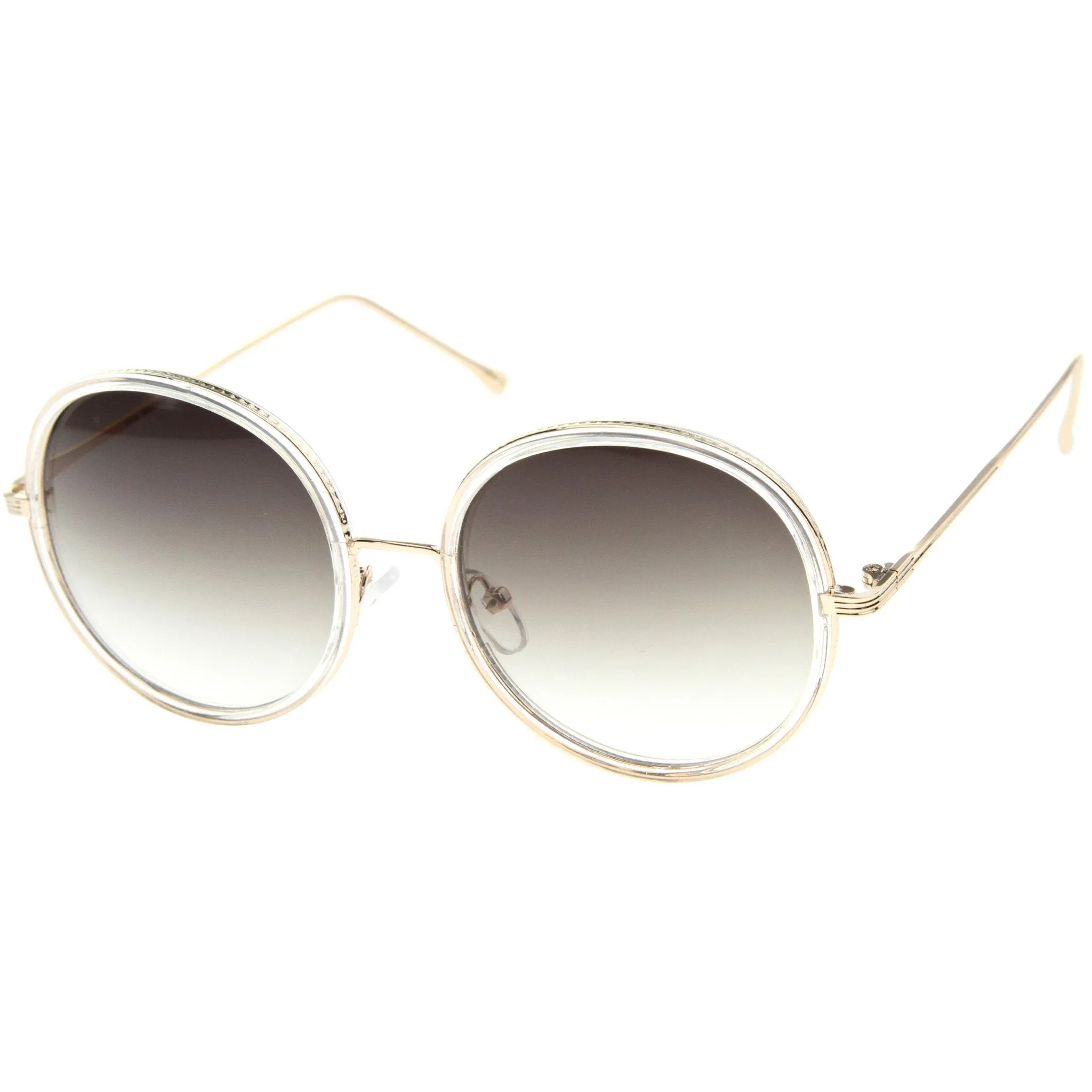 Women's Retro Indie Slim Round Sunglasses A147 sold by ZeroUV product image thumbnail 5