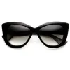 Oversize Thick Temple Womens Fashion Cat Eye Sunglasses 9167 sold by ZeroUV
