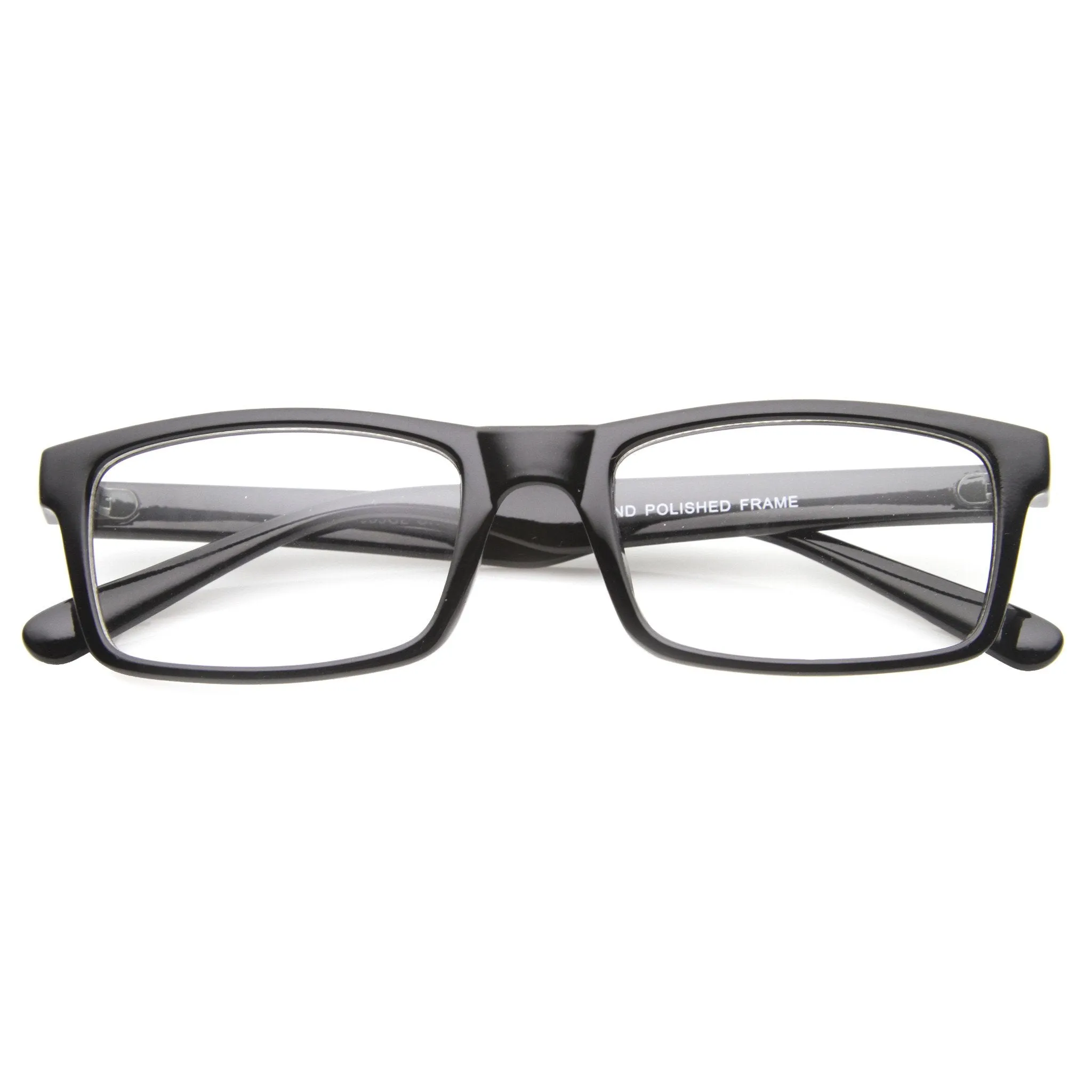 Dapper Rectangle RX Optical Clear Lens Glasses 9882 sold by ZeroUV product image thumbnail 3