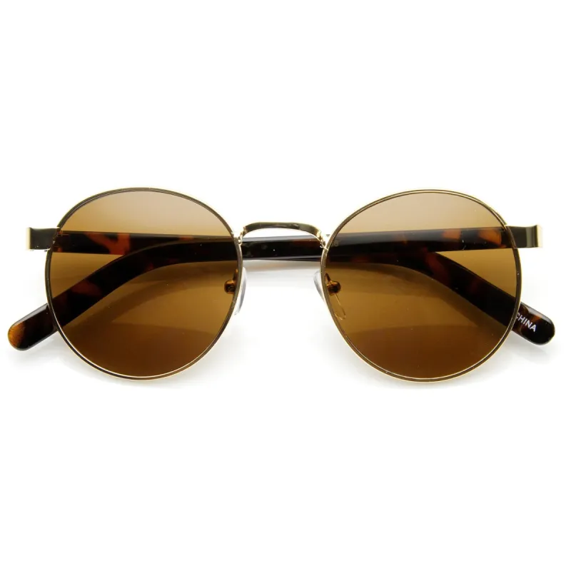 Vintage Inspired Dapper Round P3 Spectacle Sunglasses 9137 sold by ZeroUV