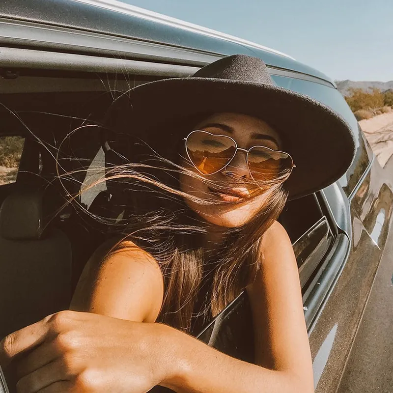 Cute Womens Heart Shaped Metal Sunglasses With Color Lenses 9416 sold by ZeroUV product image thumbnail 2