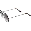 Vintage Dapper Square Crossbar Metal Aviator Sunglasses C959 sold by ZeroUV