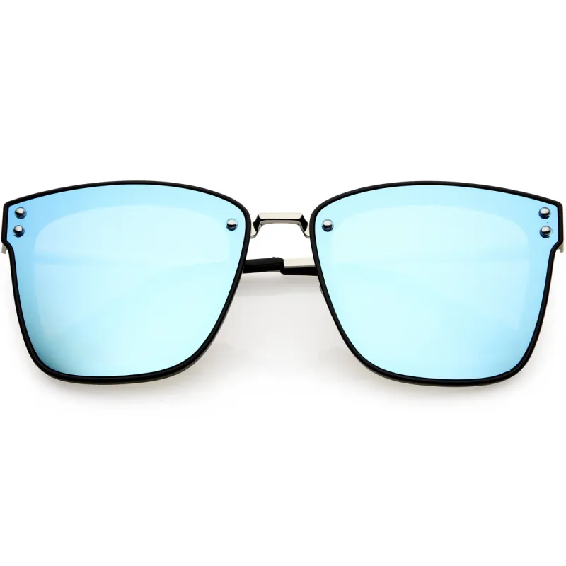 Women's Premium Flat Infinity Mirrored Polarized Lens Sunglasses C882 sold by ZeroUV