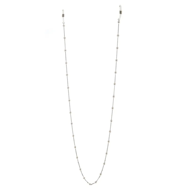 Pearls Decorated Slim Metal Fashion Sunglasses Chain D136 sold by ZeroUV