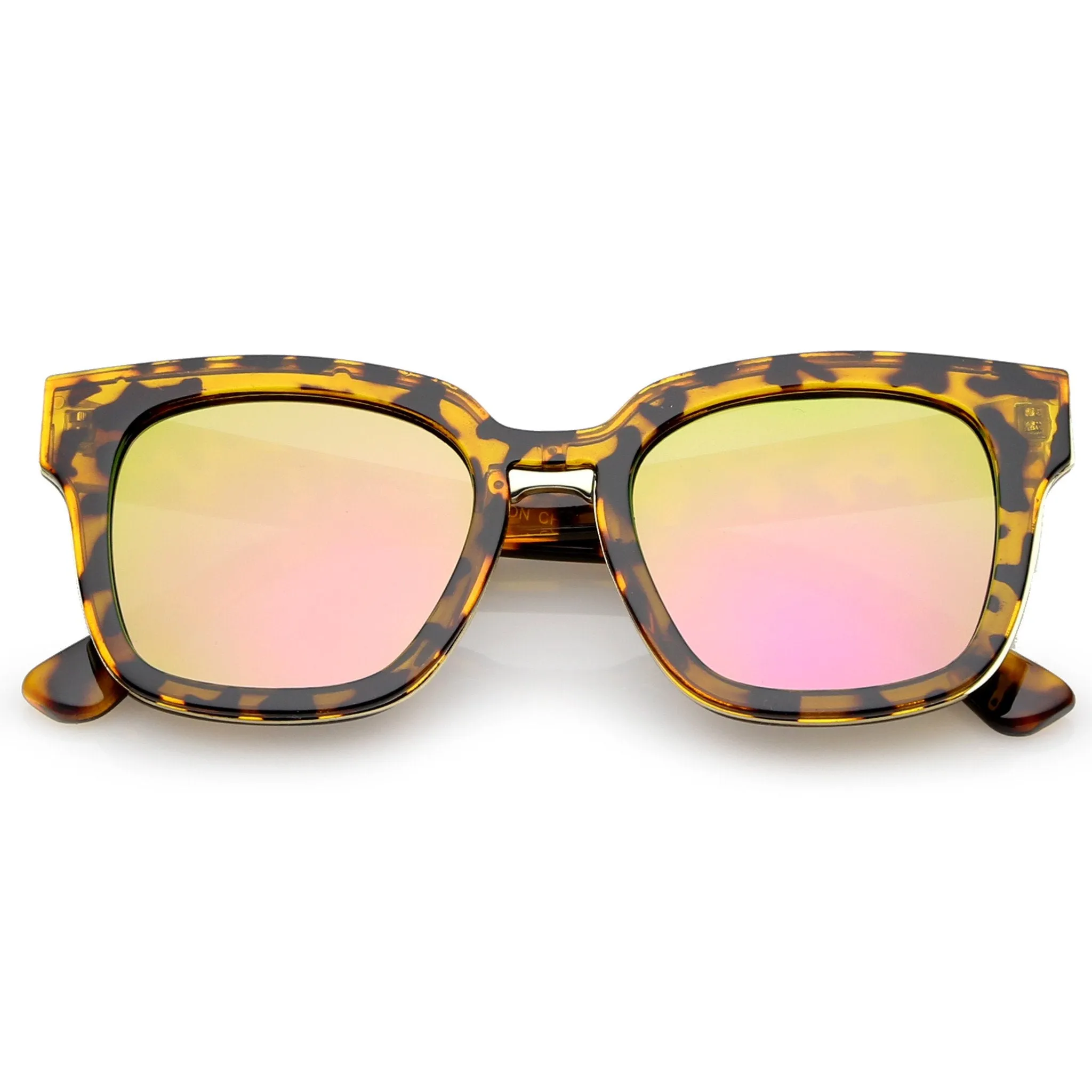 Modern Mirrored Flat Lens Multi Layer Sunglasses A648 sold by ZeroUV product image thumbnail 3