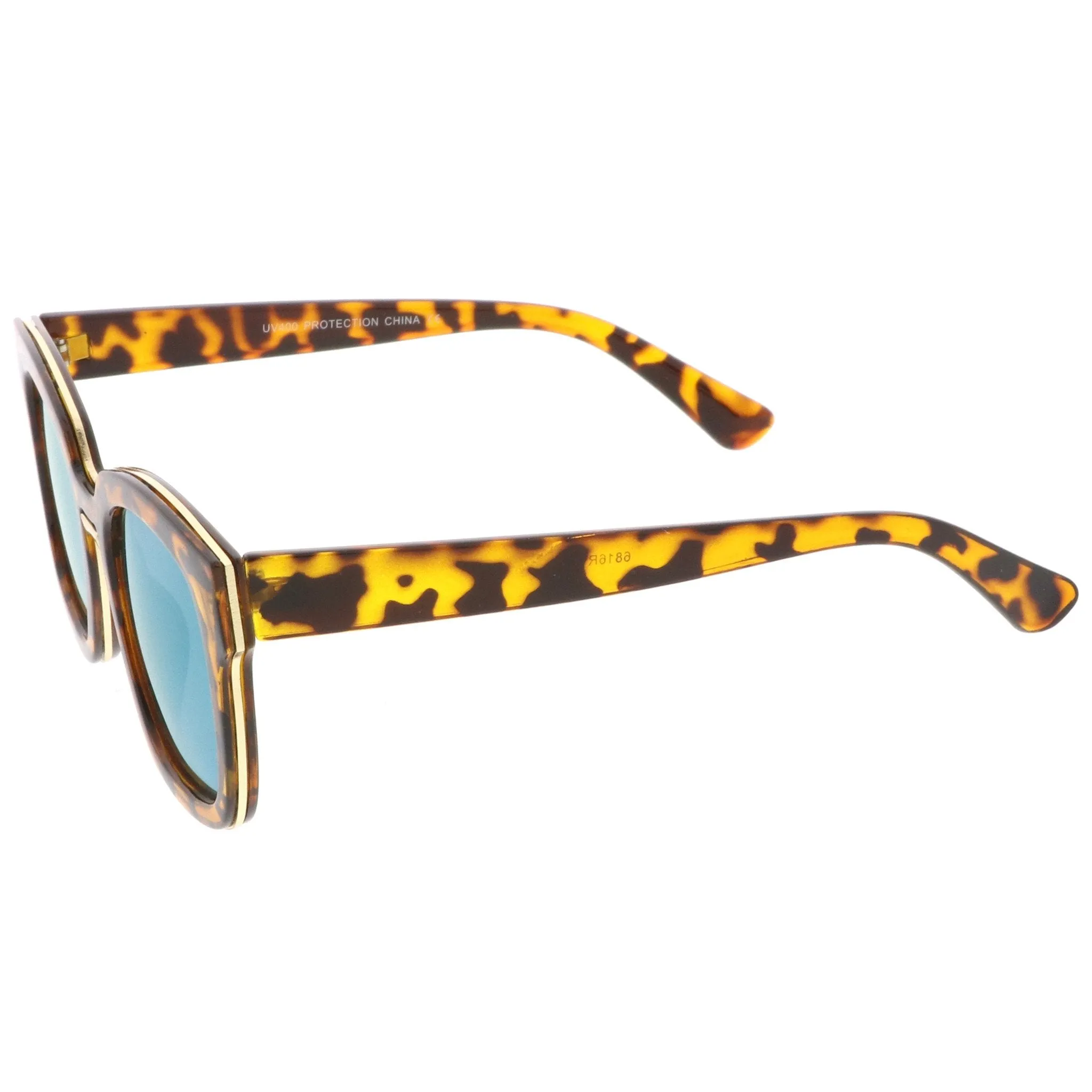 Modern Mirrored Flat Lens Multi Layer Sunglasses A648 sold by ZeroUV product image thumbnail 5
