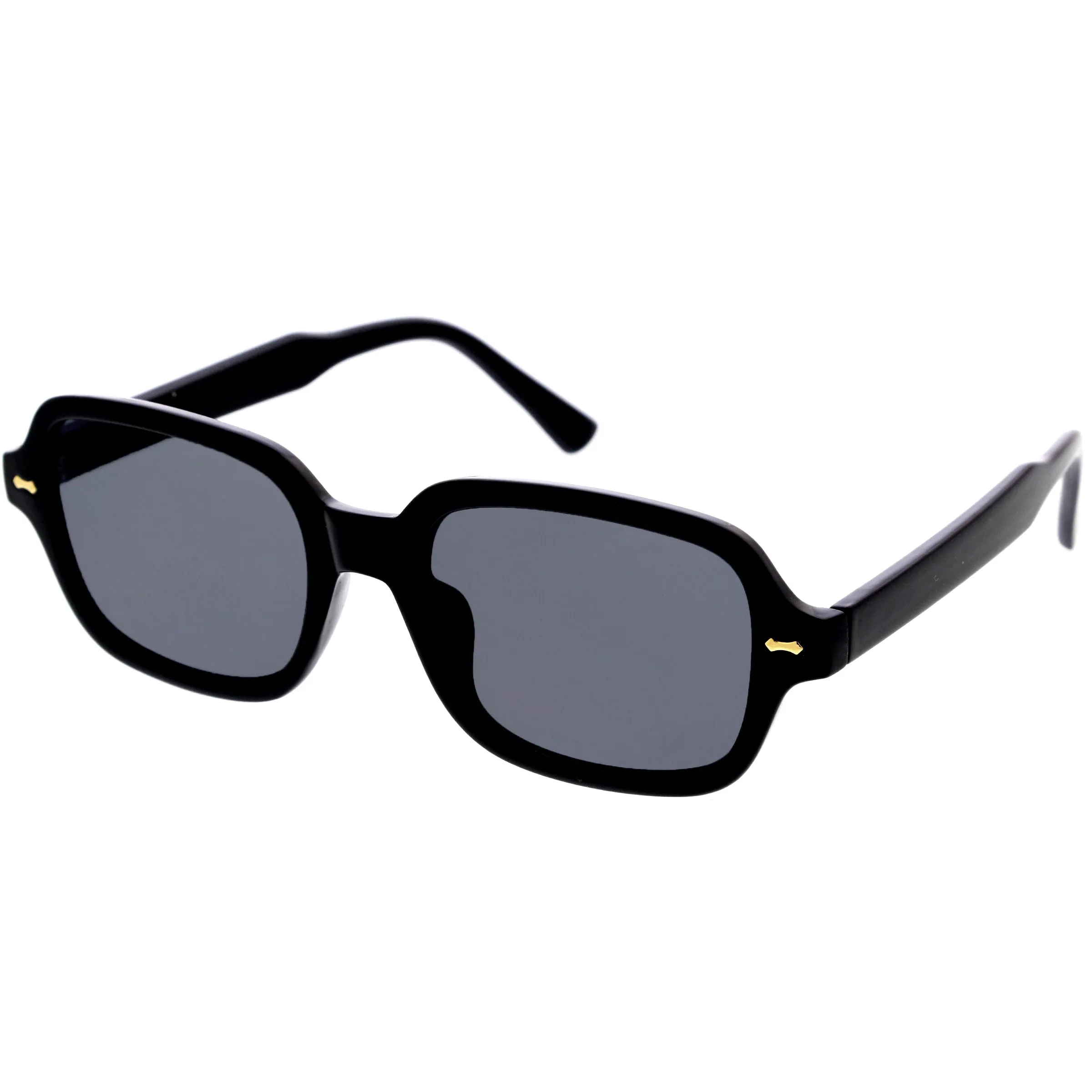 Classy Retro Vintage Square Horn Rimmed Sunglasses D307 sold by ZeroUV product image thumbnail 2
