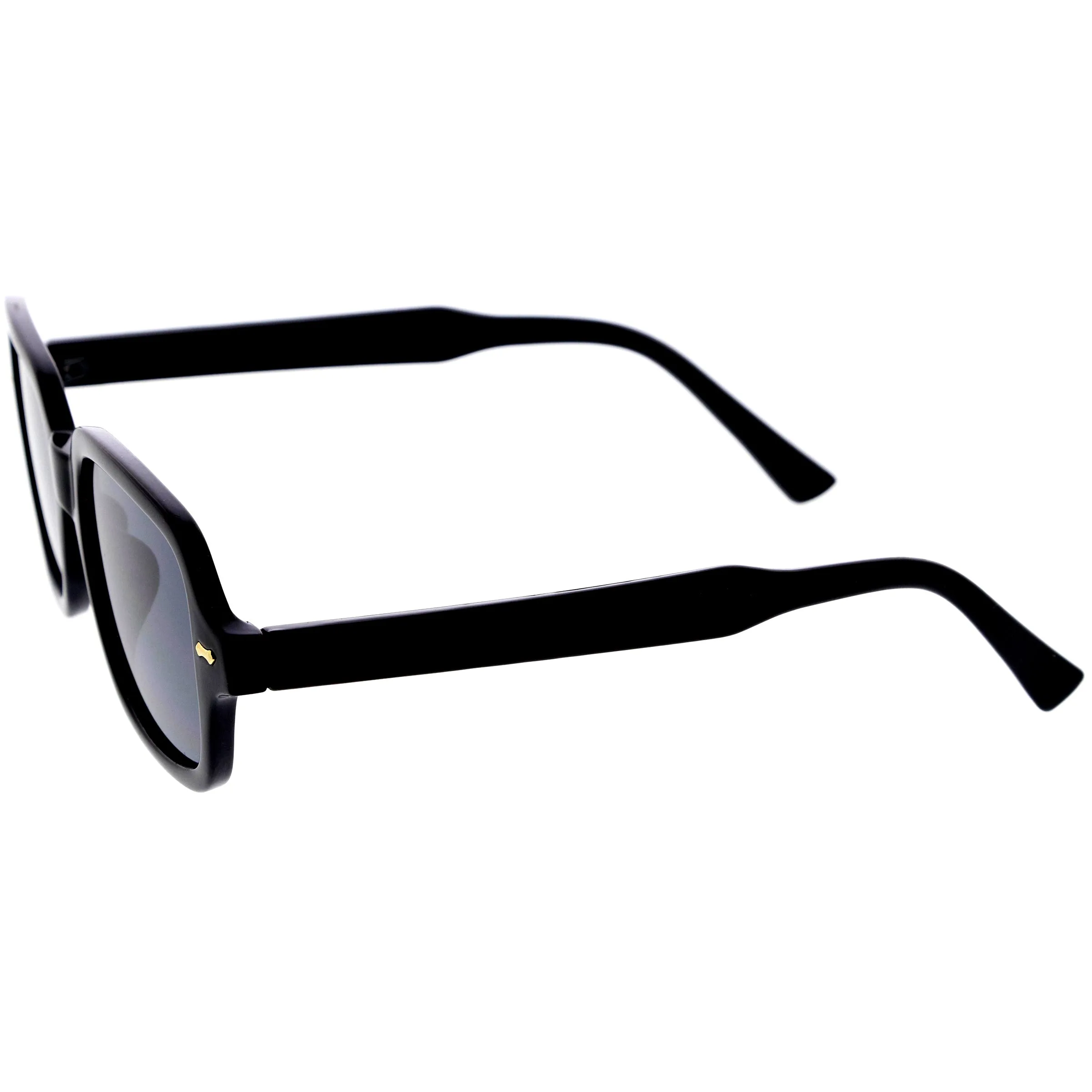 Classy Retro Vintage Square Horn Rimmed Sunglasses D307 sold by ZeroUV product image thumbnail 3