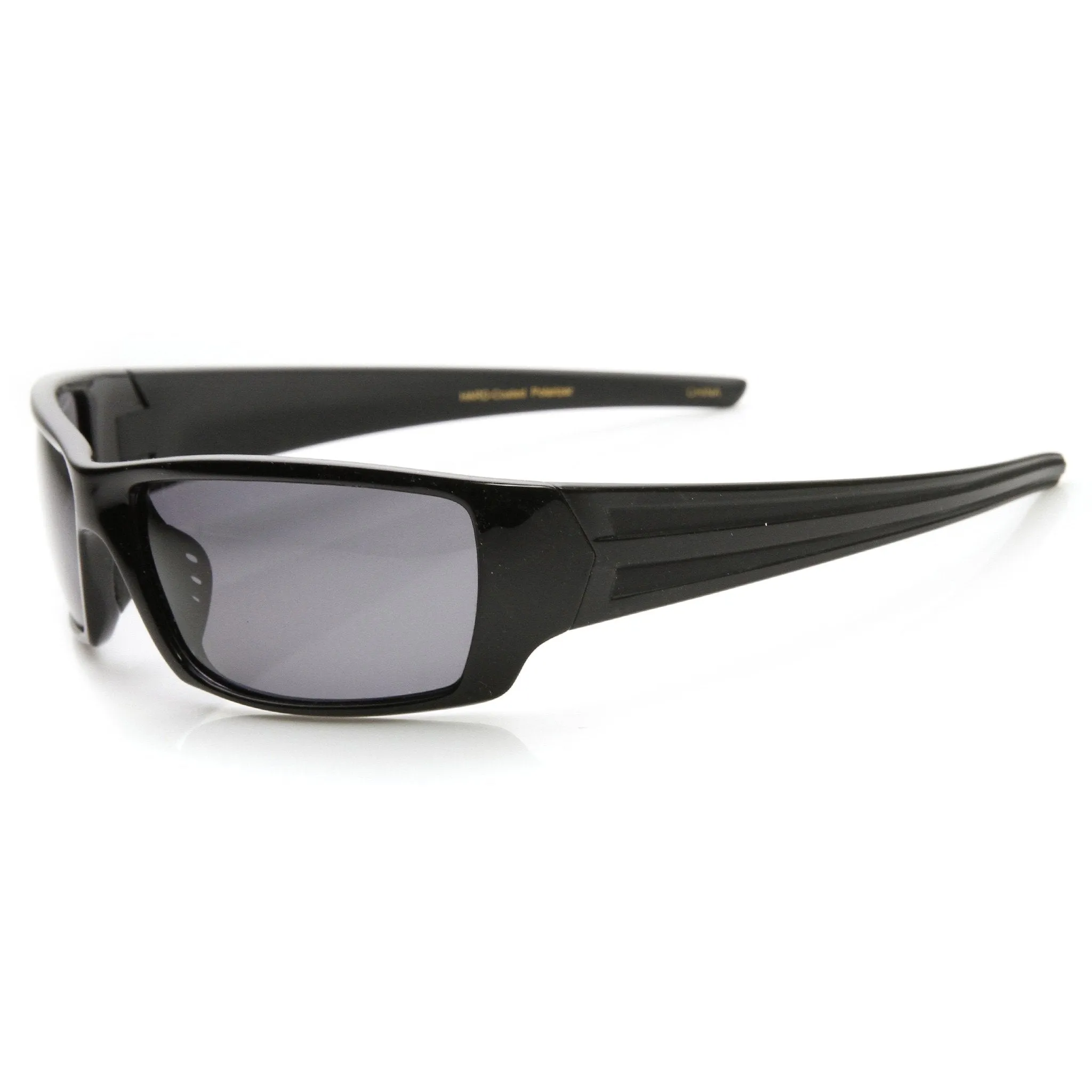 Mens Polarized Lens Outdoors Action Sports Wrap Around Sunglasses 9419 sold by ZeroUV product image thumbnail 3