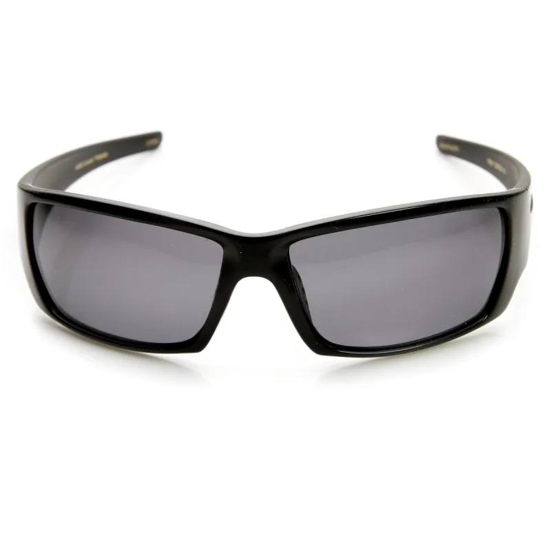 Mens Polarized Lens Outdoors Action Sports Wrap Around Sunglasses 9419 sold by ZeroUV