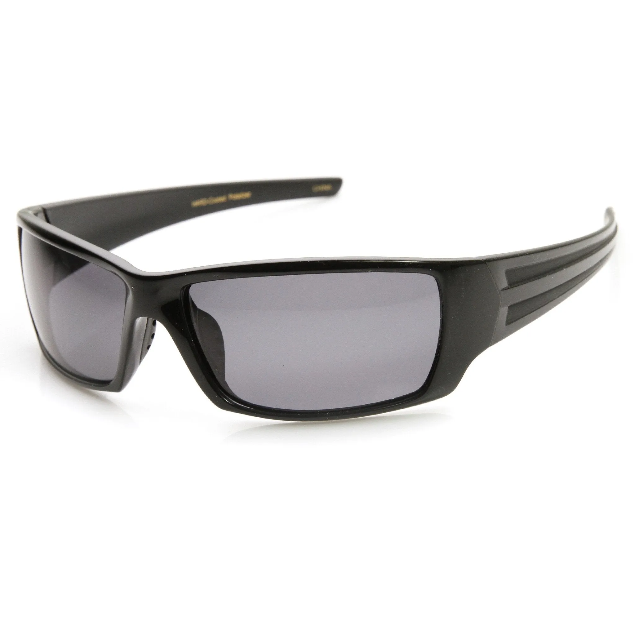 Mens Polarized Lens Outdoors Action Sports Wrap Around Sunglasses 9419 sold by ZeroUV product image thumbnail 2