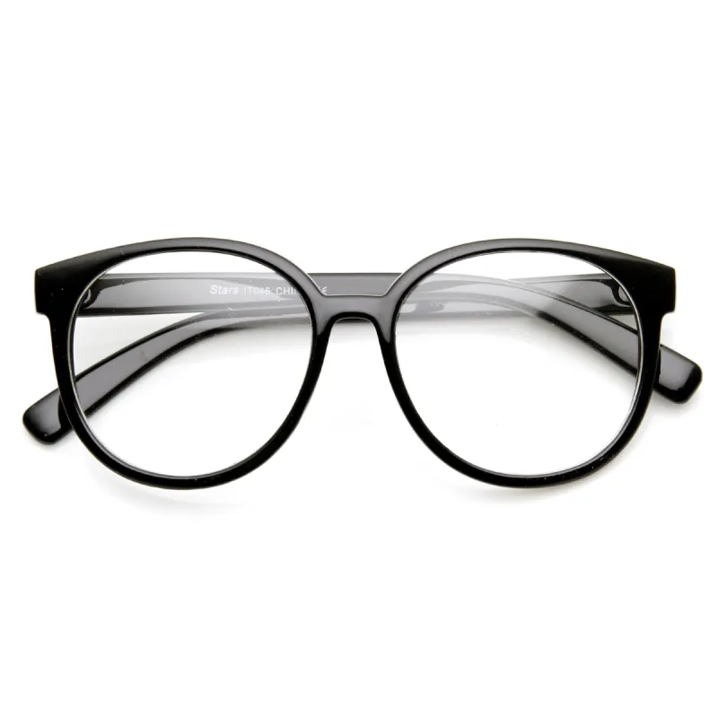 Large Round P3 Vintage Inspired Clear Lens Glasses 9425 sold by ZeroUV