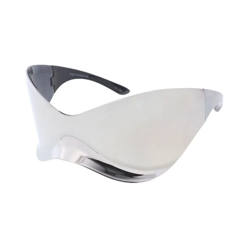 Oversize Rimless Sport Mask Goggle Sunglasses D330 sold by ZeroUV product image thumbnail 2