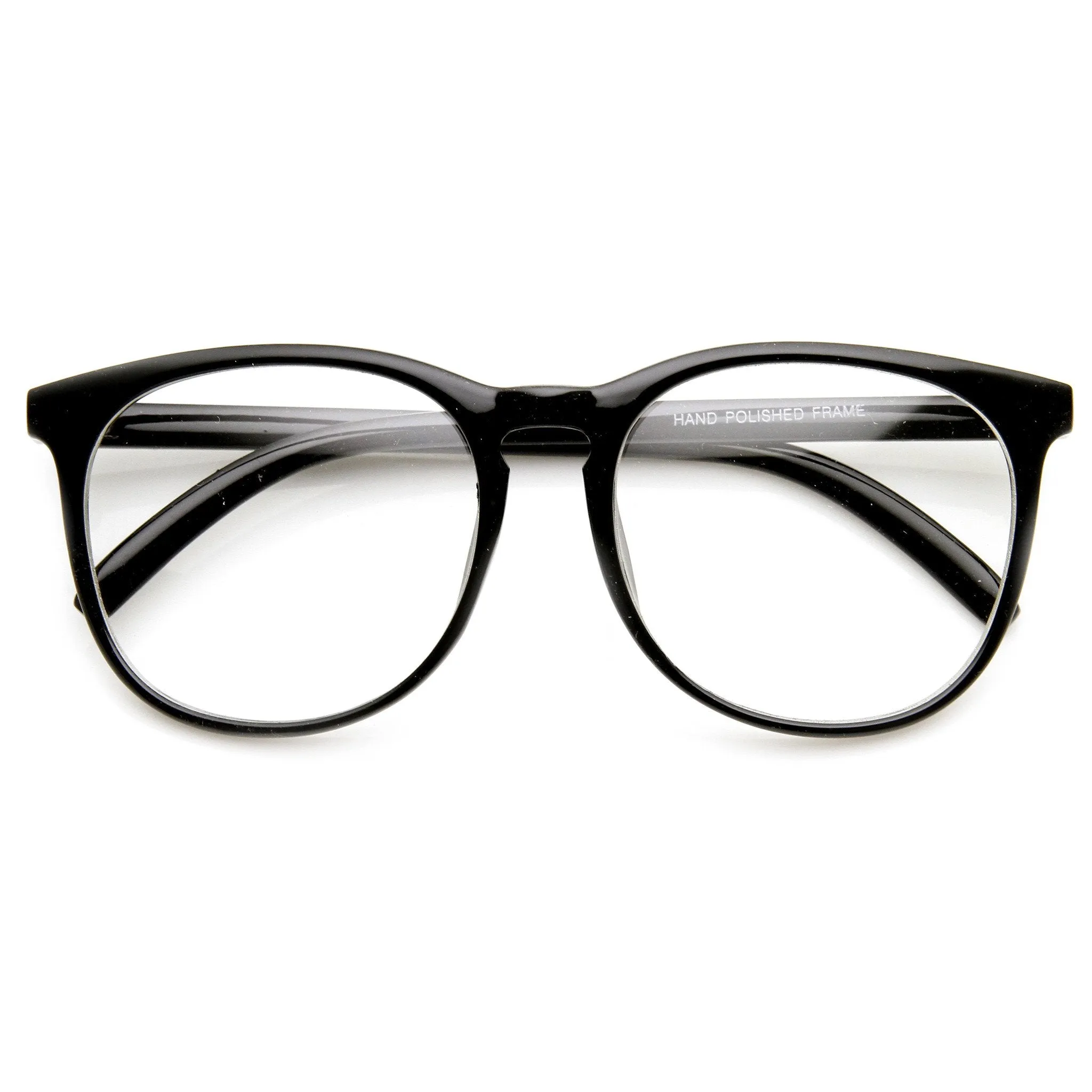 Vintage Inspired Horned Rim Dapper Clear Lens Glasses 9426 sold by ZeroUV product image thumbnail 5