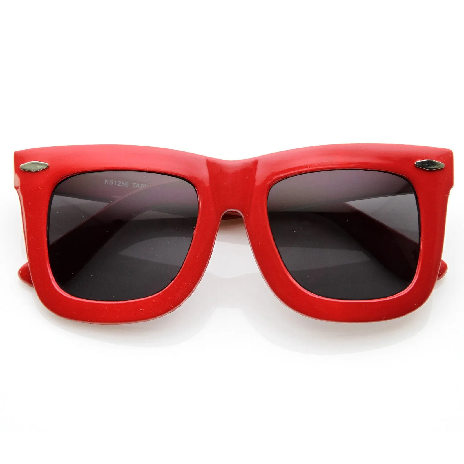 Oversize Women's Designer Fashion Thick Horned Rim Sunglasses sold by ZeroUV product image thumbnail 4