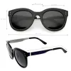 Women's Round Horned Rim Polarized Lens Sunglasses C893 sold by ZeroUV