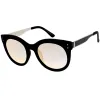 Women's Round Horned Rim Polarized Lens Sunglasses C893 sold by ZeroUV
