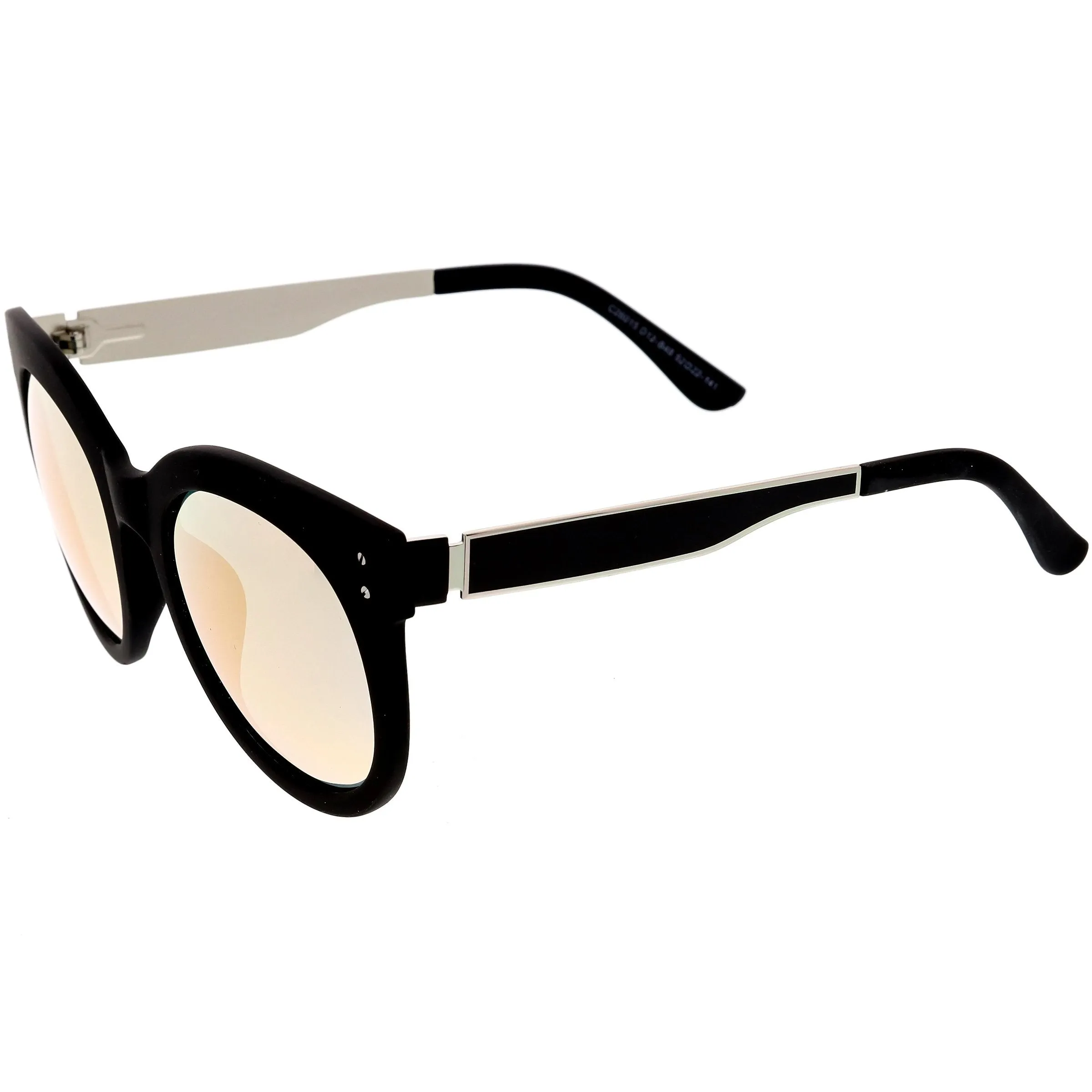 Women's Round Horned Rim Polarized Lens Sunglasses C893 sold by ZeroUV product image thumbnail 5