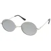 Retro 1990's Fashion Oval Mirrored Flat Lens Sunglasses C137 sold by ZeroUV