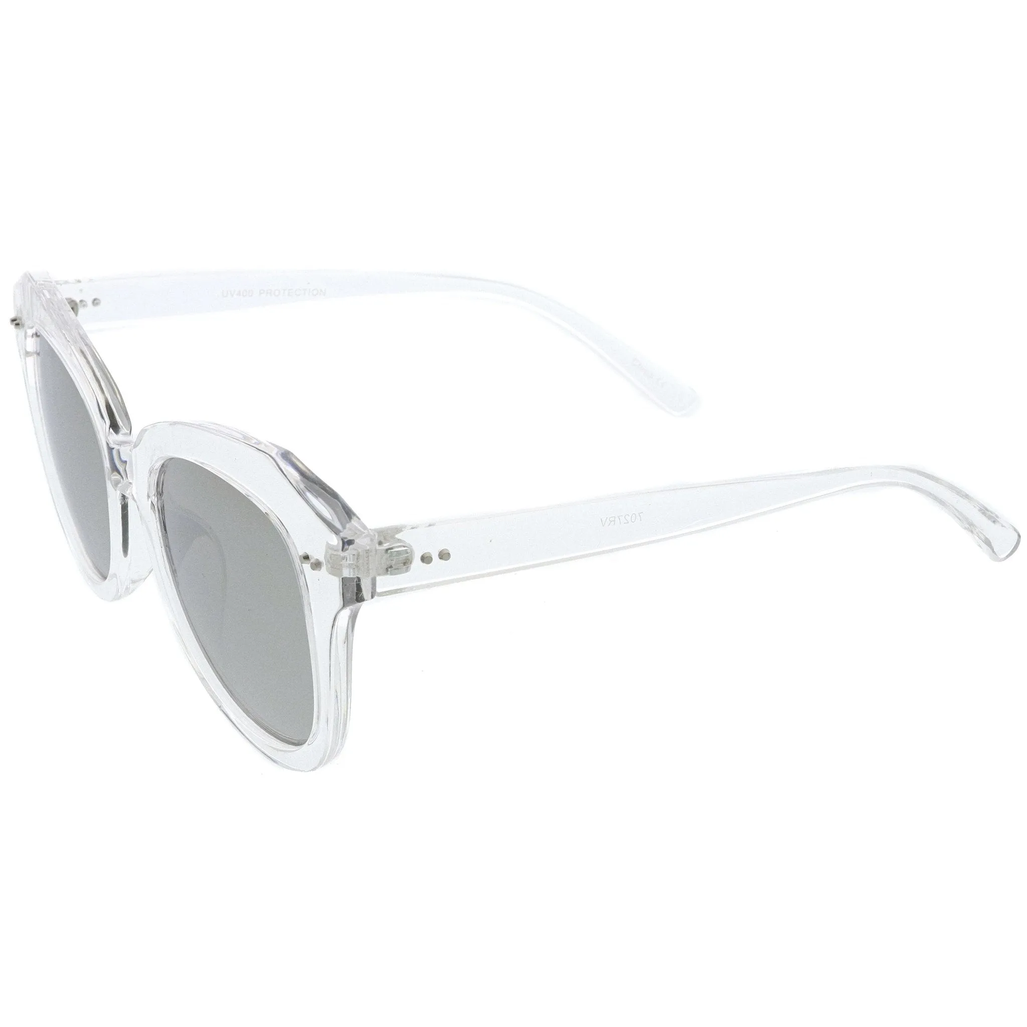 Oversize Women's Cat Eye Mirrored Lens Sunglasses A916 sold by ZeroUV product image thumbnail 5