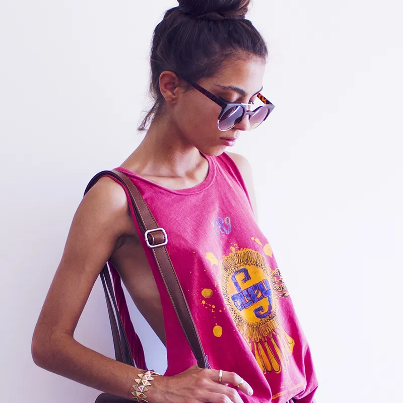 Designer Retro Circle Super Half Frame Flat Bar Sunglasses 8525 sold by ZeroUV product image thumbnail 2