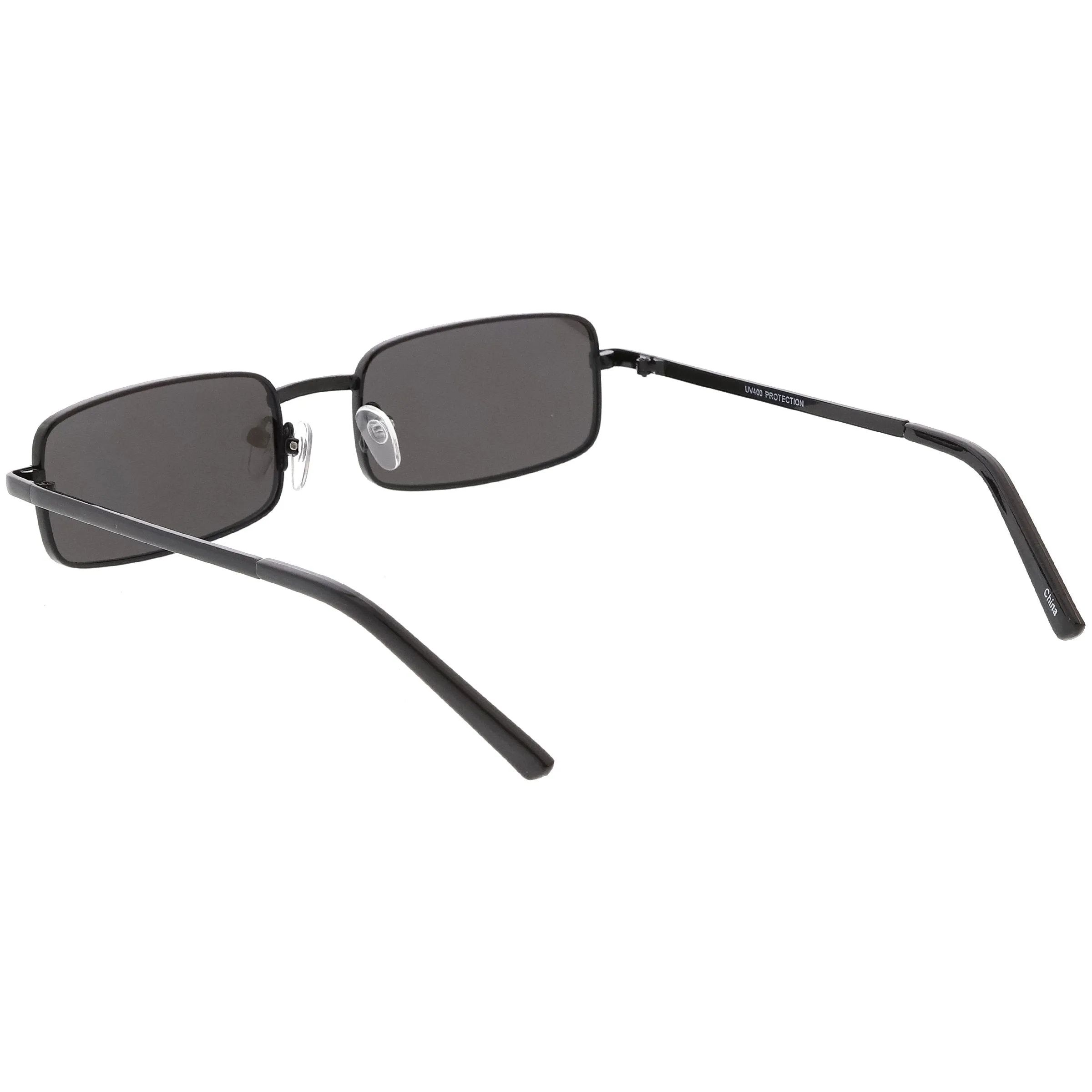 Retro Unisex Small Rectangle Mirrored Flat Lens Sunglasses C597 sold by ZeroUV product image thumbnail 4