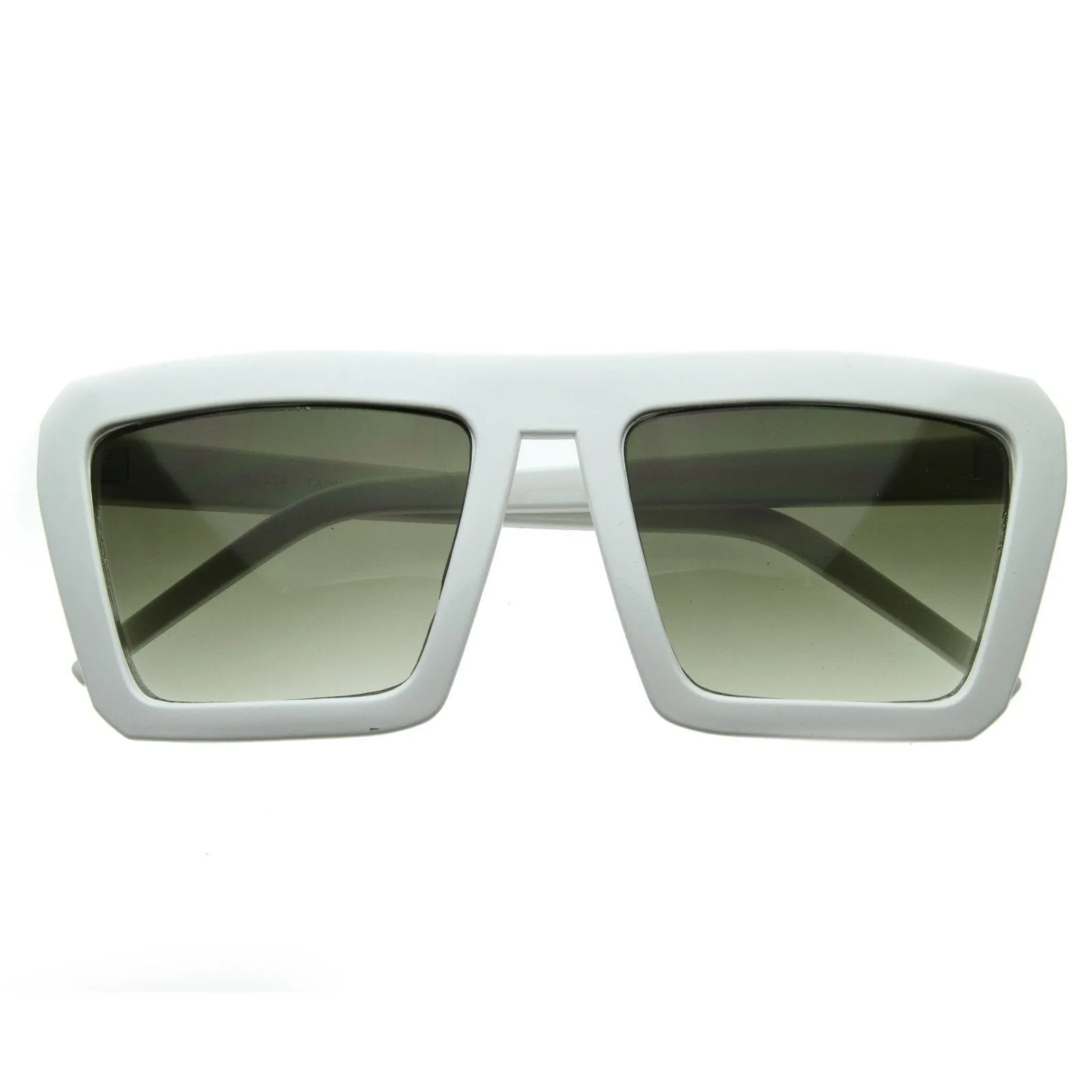 Retro 80's Futuristic Flat Top Square Aviator Sunglasses 2938 sold by ZeroUV product image thumbnail 3