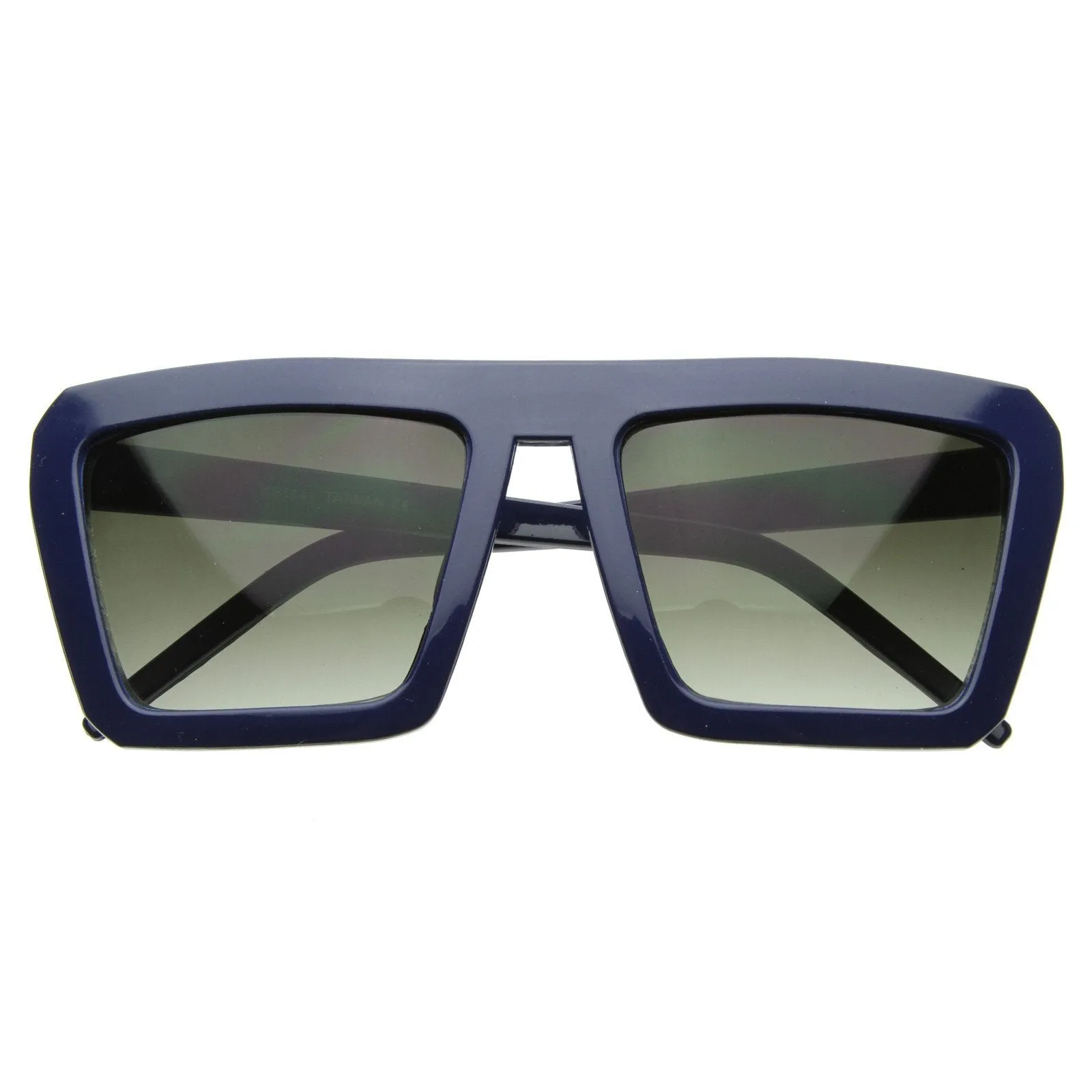 Retro 80's Futuristic Flat Top Square Aviator Sunglasses 2938 sold by ZeroUV product image thumbnail 4