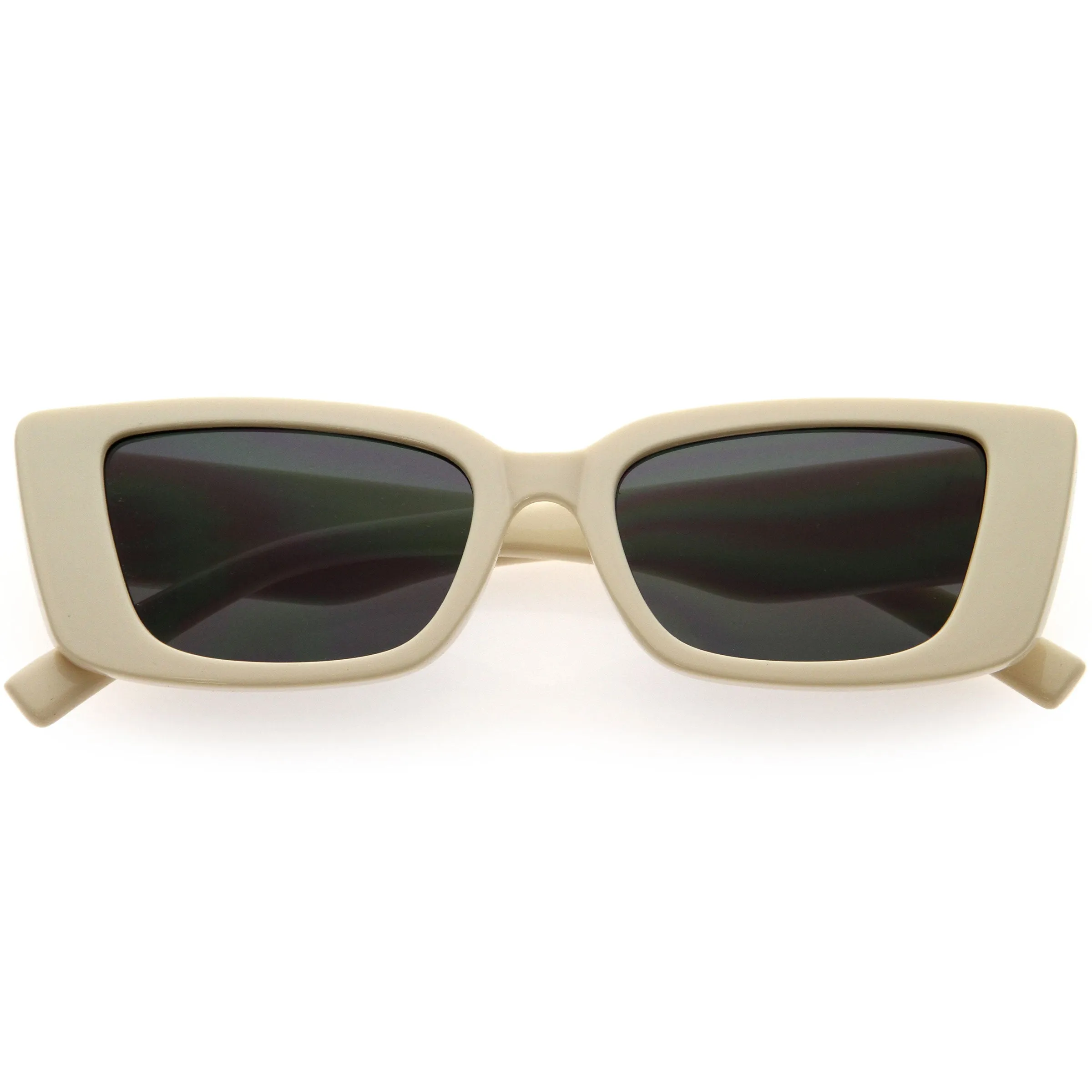 Bold Thick Rimmed Retro Square Cat Eye Sunglasses D256 sold by ZeroUV