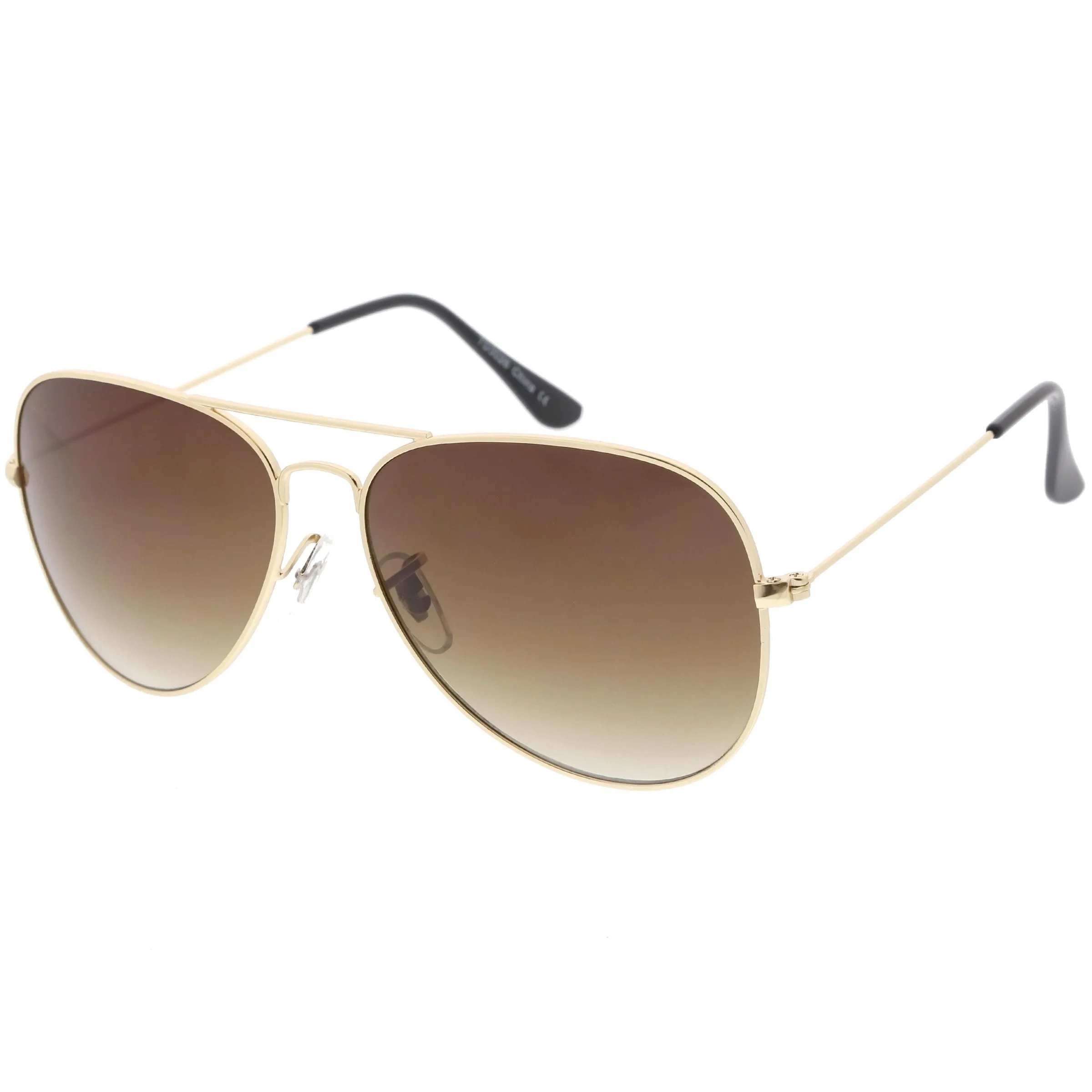 Large Full Metal Aviator Gradient Lens Sunglasses C764 60mm sold by ZeroUV product image thumbnail 3