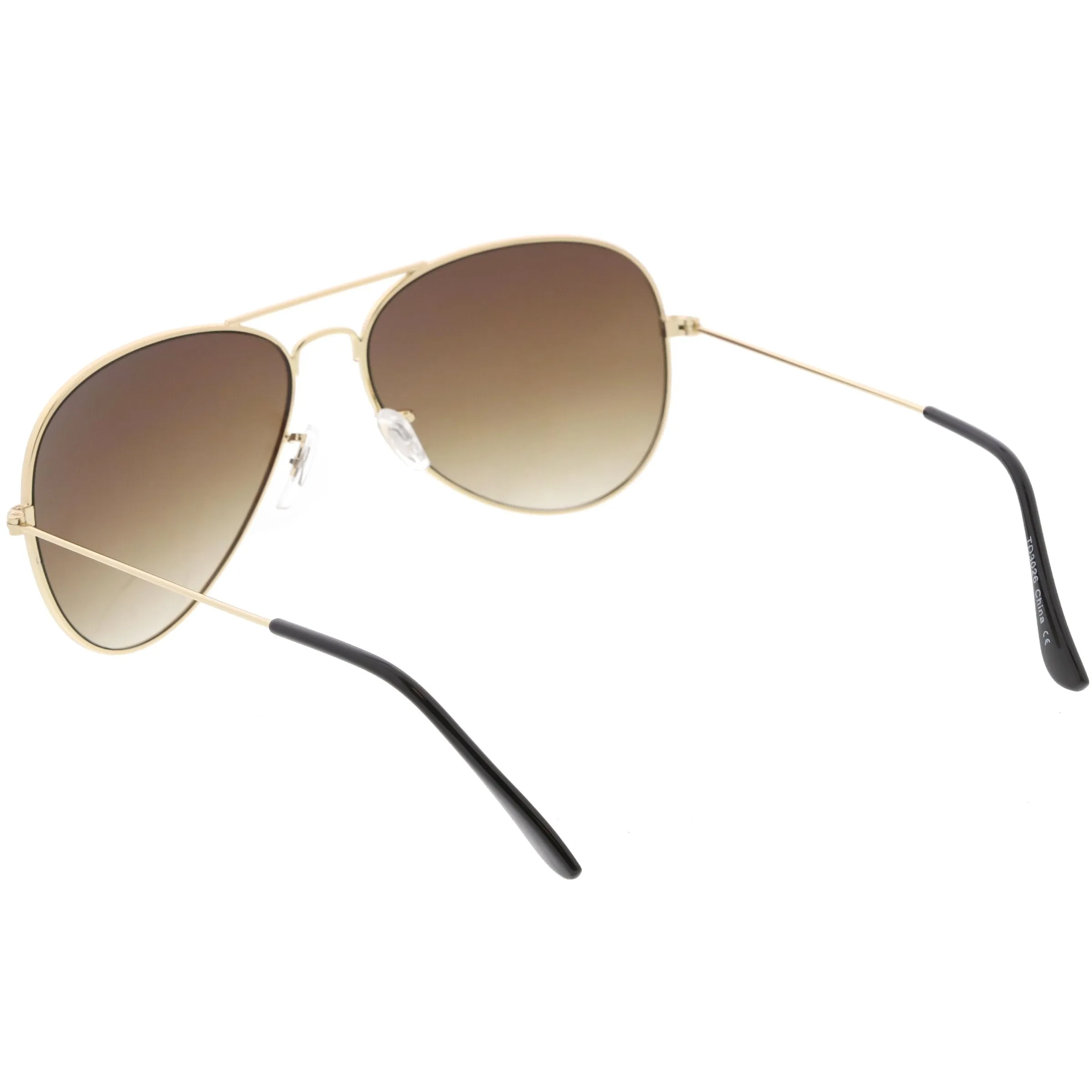 Large Full Metal Aviator Gradient Lens Sunglasses C764 60mm sold by ZeroUV product image thumbnail 5
