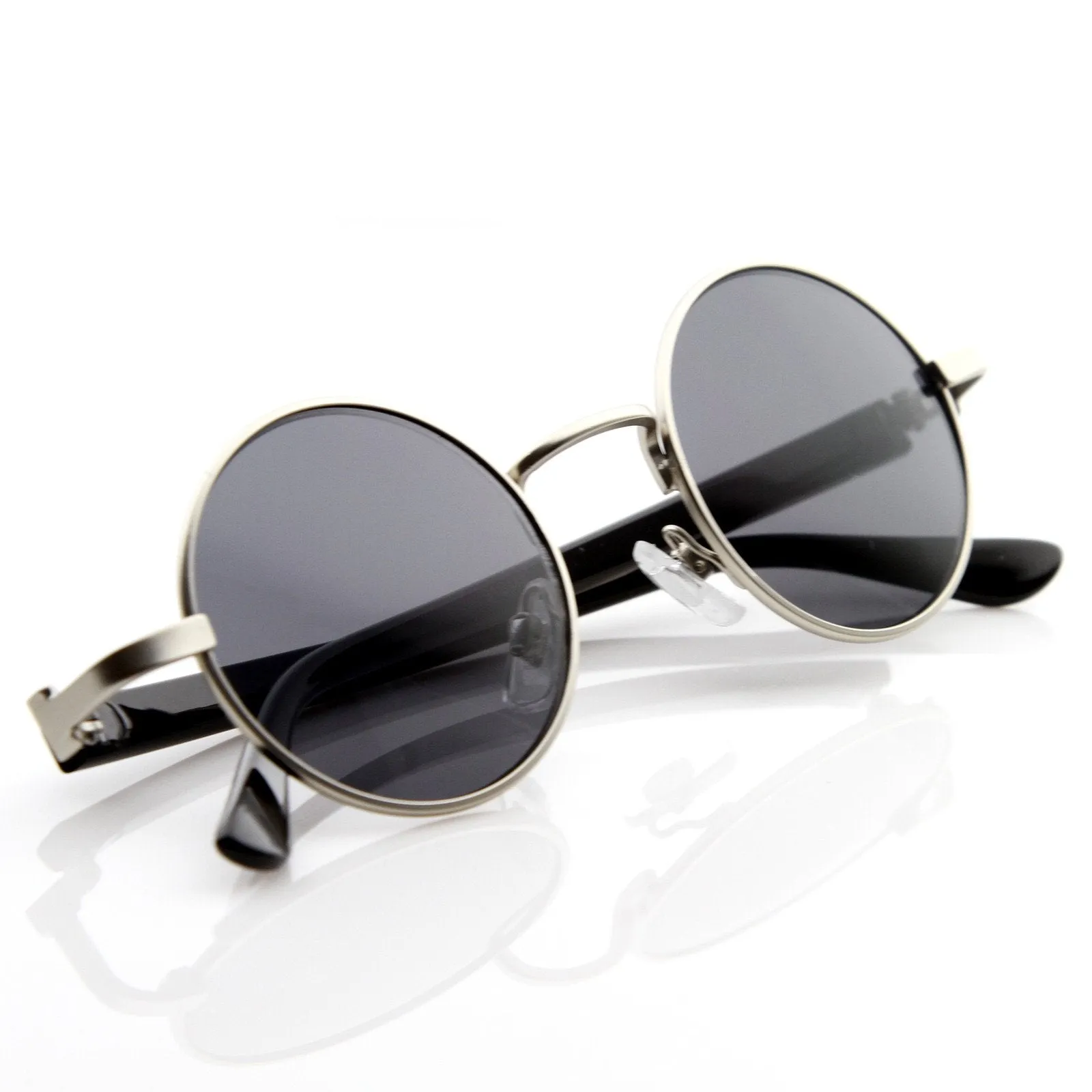 Vintage Steampunk Fashion Small Round Sunglasses 8613 sold by ZeroUV product image thumbnail 3