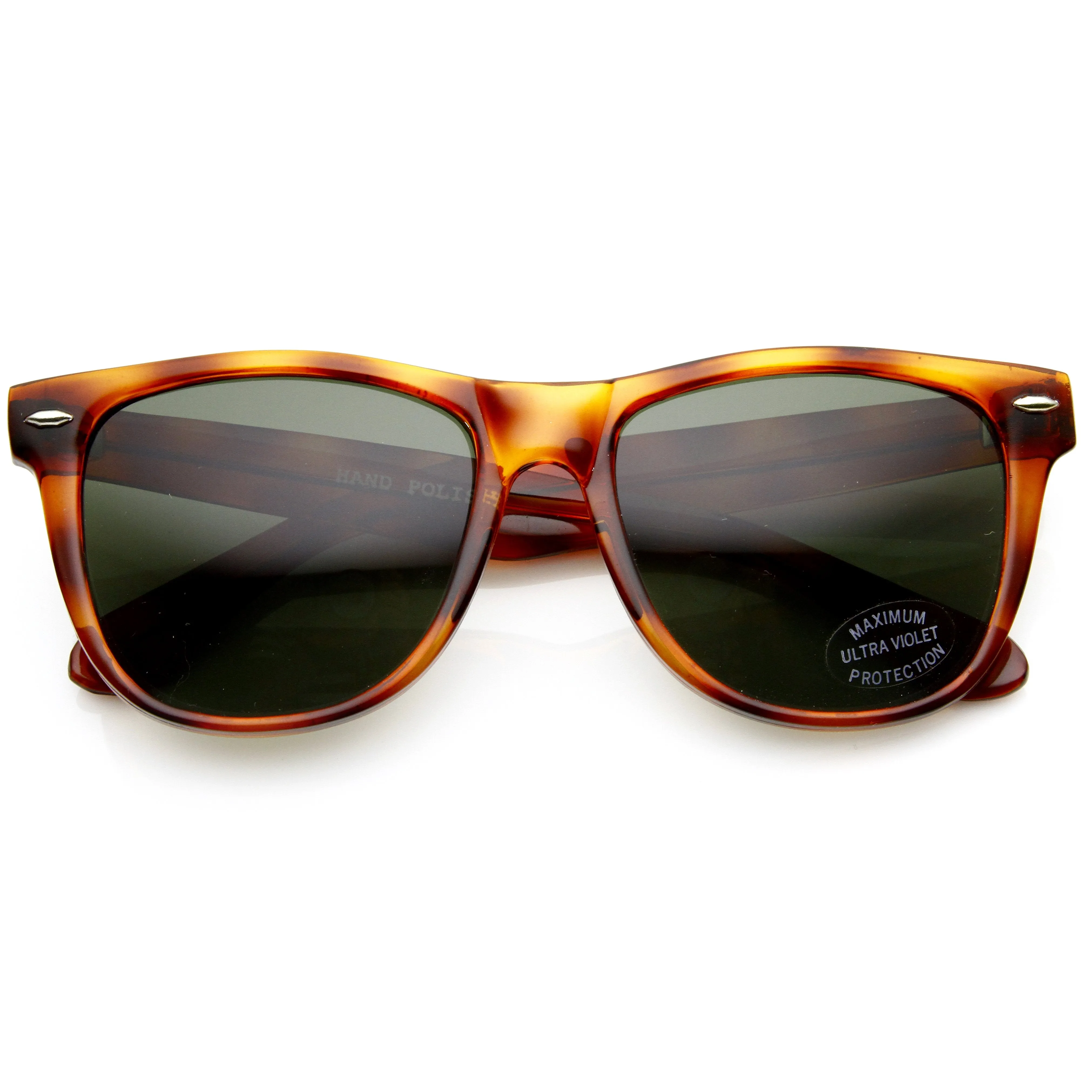 Vintage Deadstock Retro Horned Rim Dapper Sunglasses 7201 sold by ZeroUV