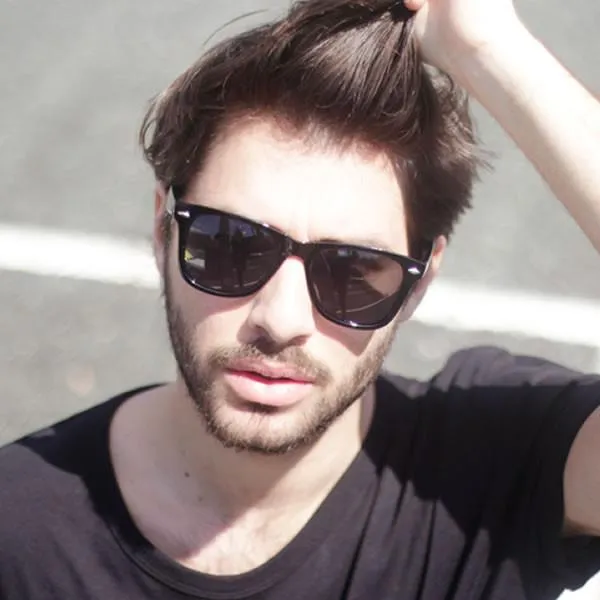 Classic Retro Polarized Lens Horned Rim Sunglasses 6107 52mm sold by ZeroUV product image thumbnail 2