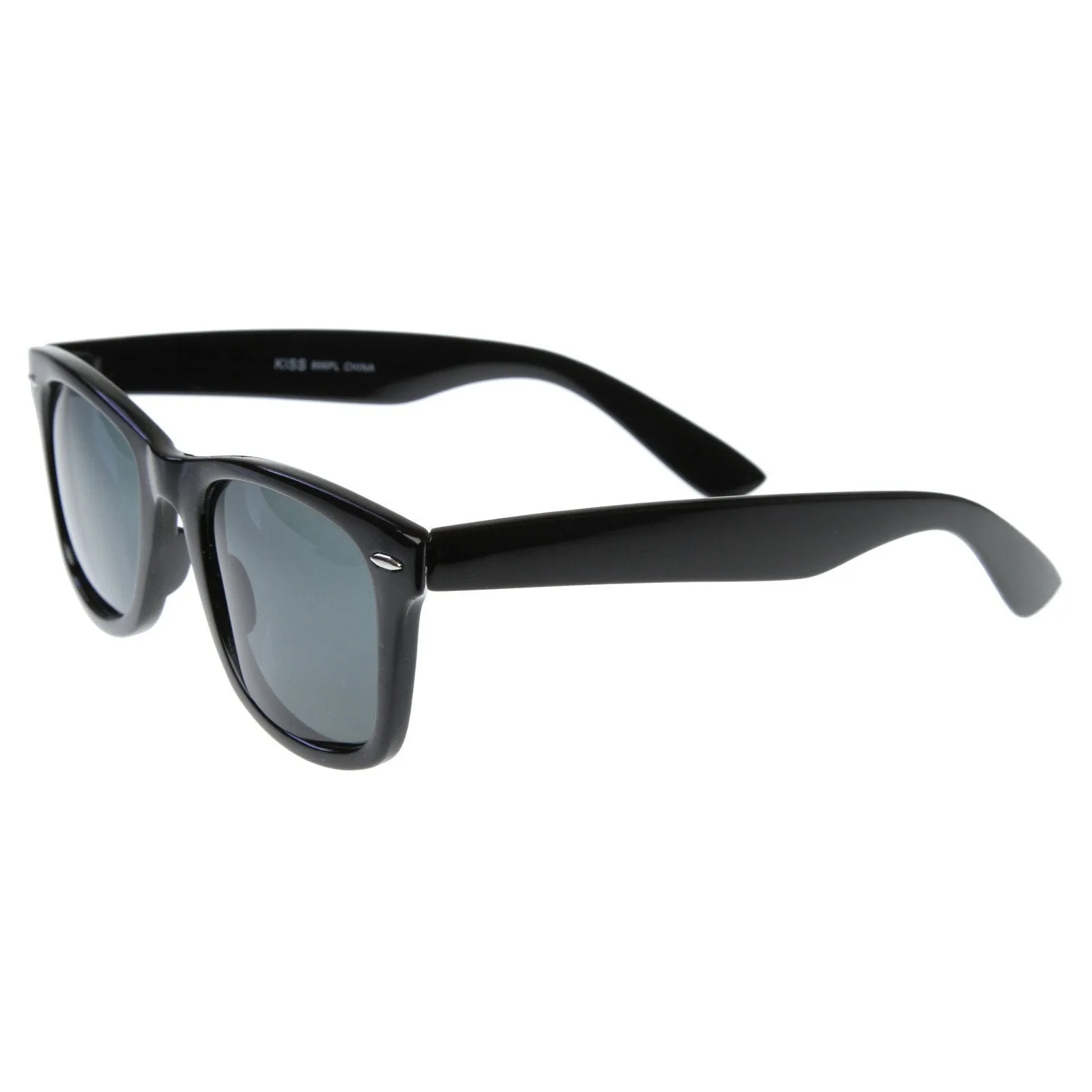 Classic Retro Polarized Lens Horned Rim Sunglasses 6107 52mm sold by ZeroUV product image thumbnail 5