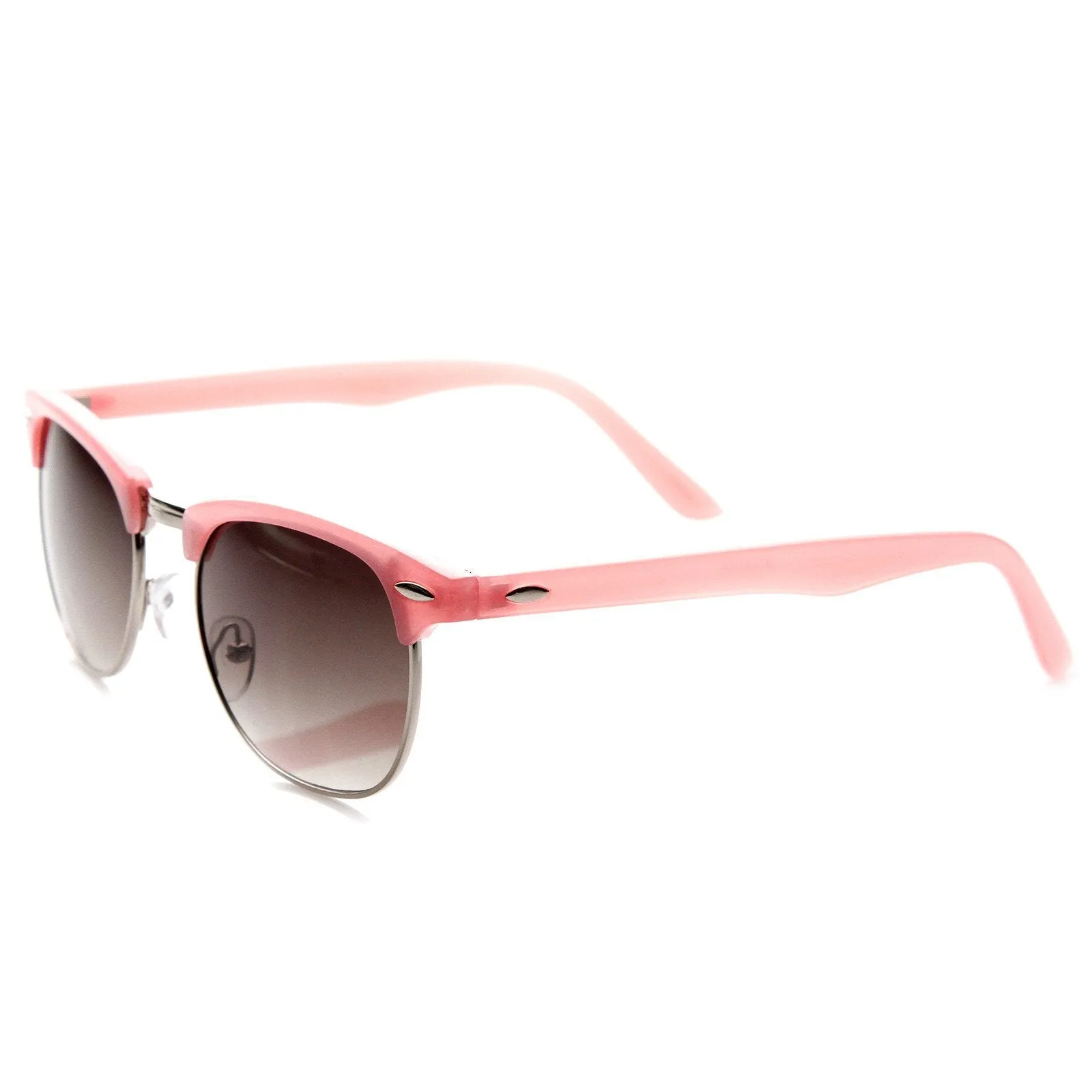 Cute Pastel Colors Horned Rim Half Frame Womens Sunglasses 8955 sold by ZeroUV product image thumbnail 5