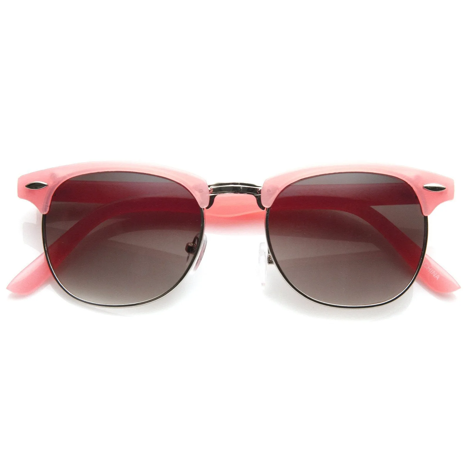 Cute Pastel Colors Horned Rim Half Frame Womens Sunglasses 8955 sold by ZeroUV product image thumbnail 3