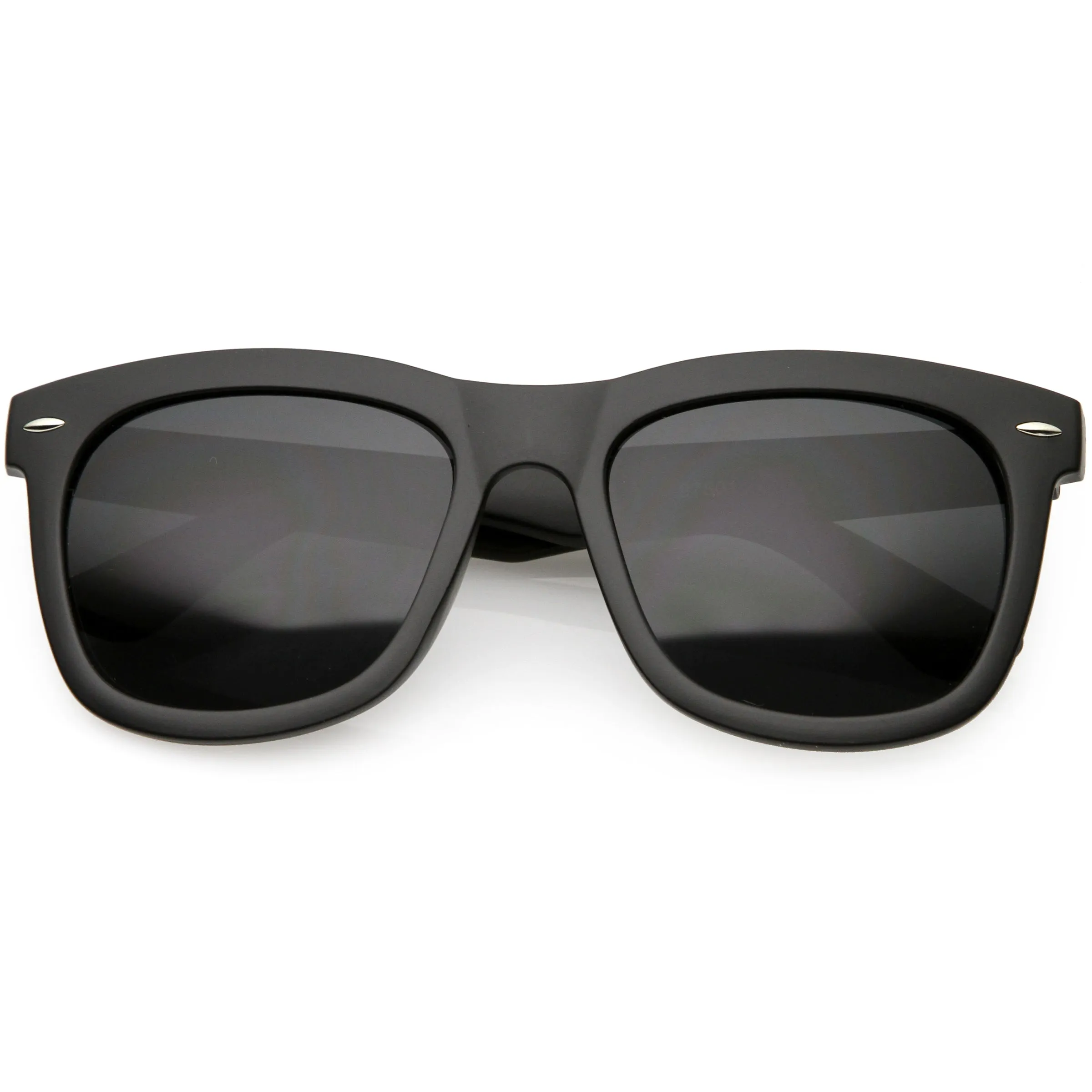 Oversize Wide Arm Metal Rivet Horn Rimmed Sunglasses C693 sold by ZeroUV product image thumbnail 5