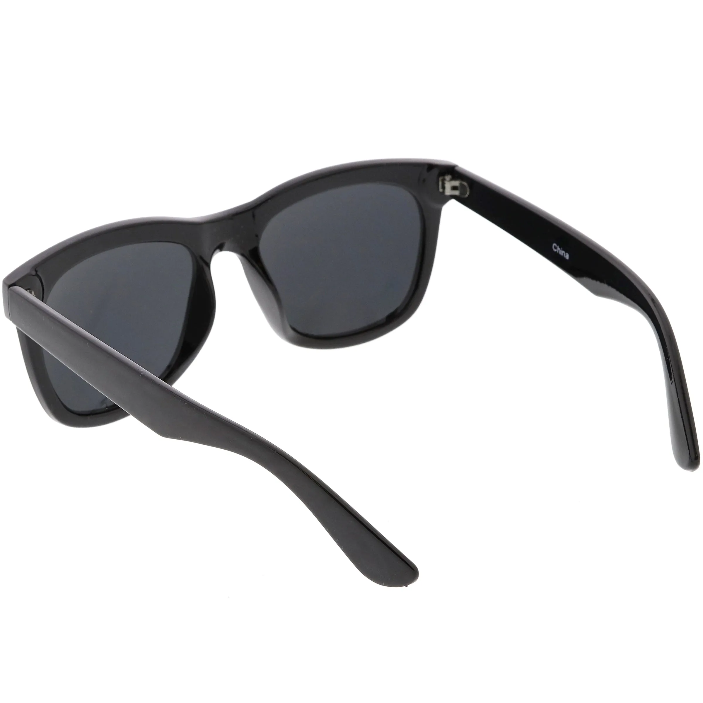 Oversize Wide Arm Metal Rivet Horn Rimmed Sunglasses C693 sold by ZeroUV product image thumbnail 4