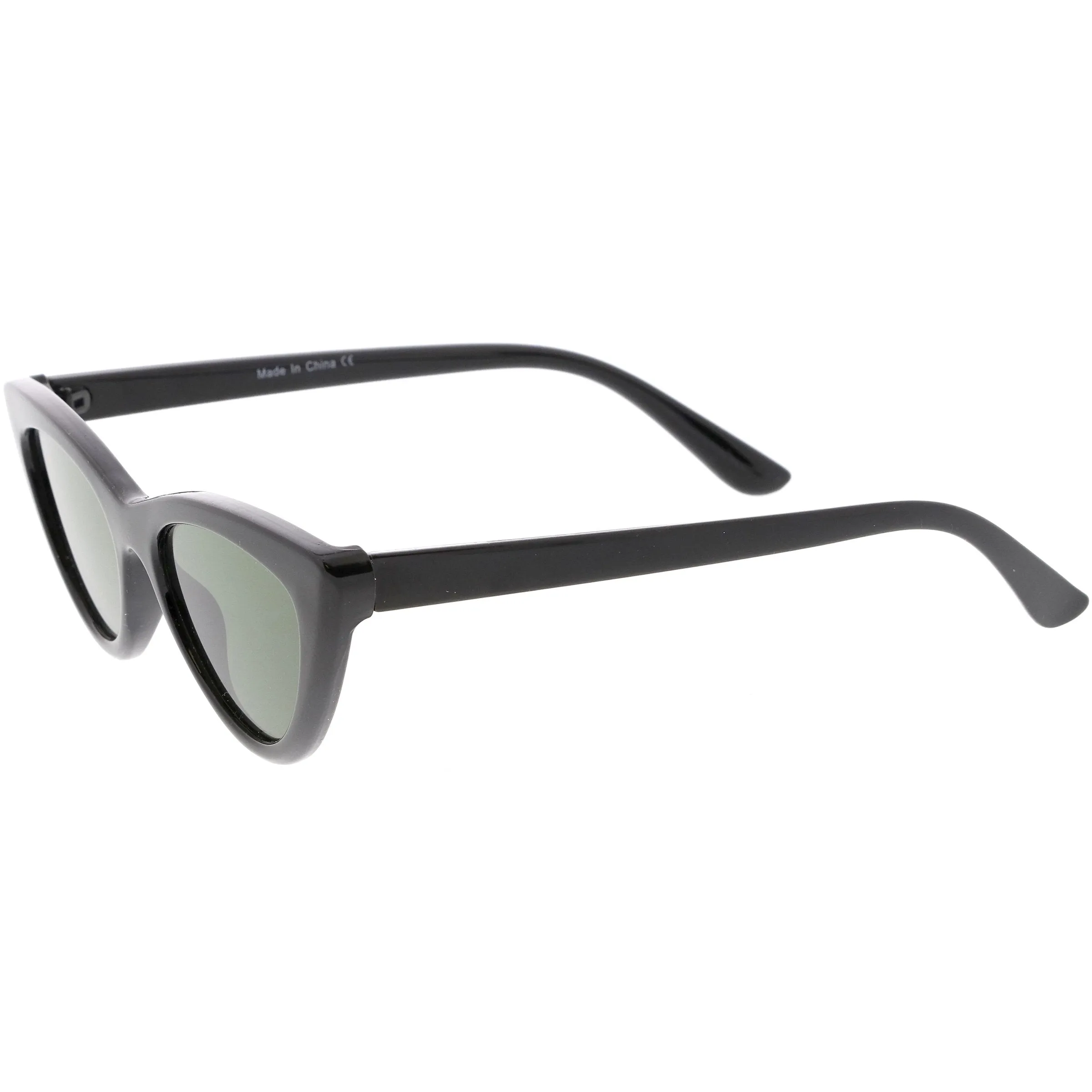 Retro Women's 1990's Small Thick Cat Eye Sunglasses C712 sold by ZeroUV product image thumbnail 4