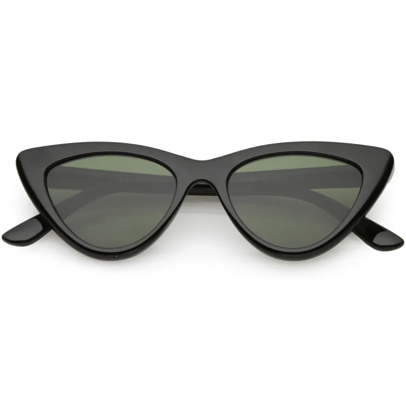 Retro Women's 1990's Small Thick Cat Eye Sunglasses C712 sold by ZeroUV