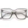 Bold Oversize Square Horn Rimmed Flat Lens Clear Glasses D093 sold by ZeroUV