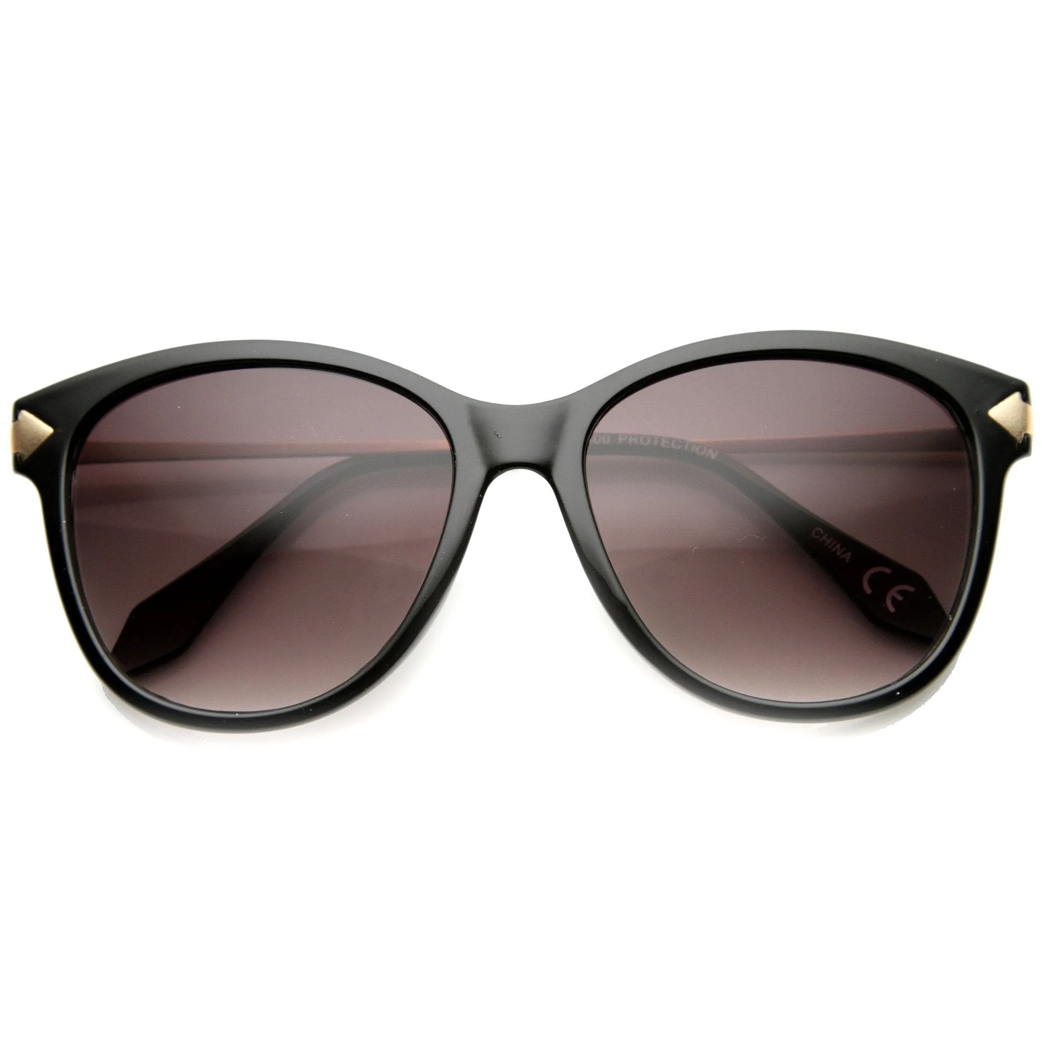 Women's Designer Cat Eye Sunglasses With Metal Temples 9836 sold by ZeroUV product image thumbnail 3